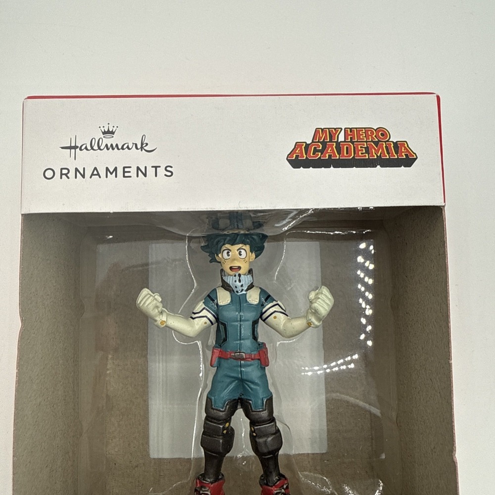 Hallmark My Hero Academia Izuku Midoriya Christmas Tree Ornament New With Box - Picture 3 of 8